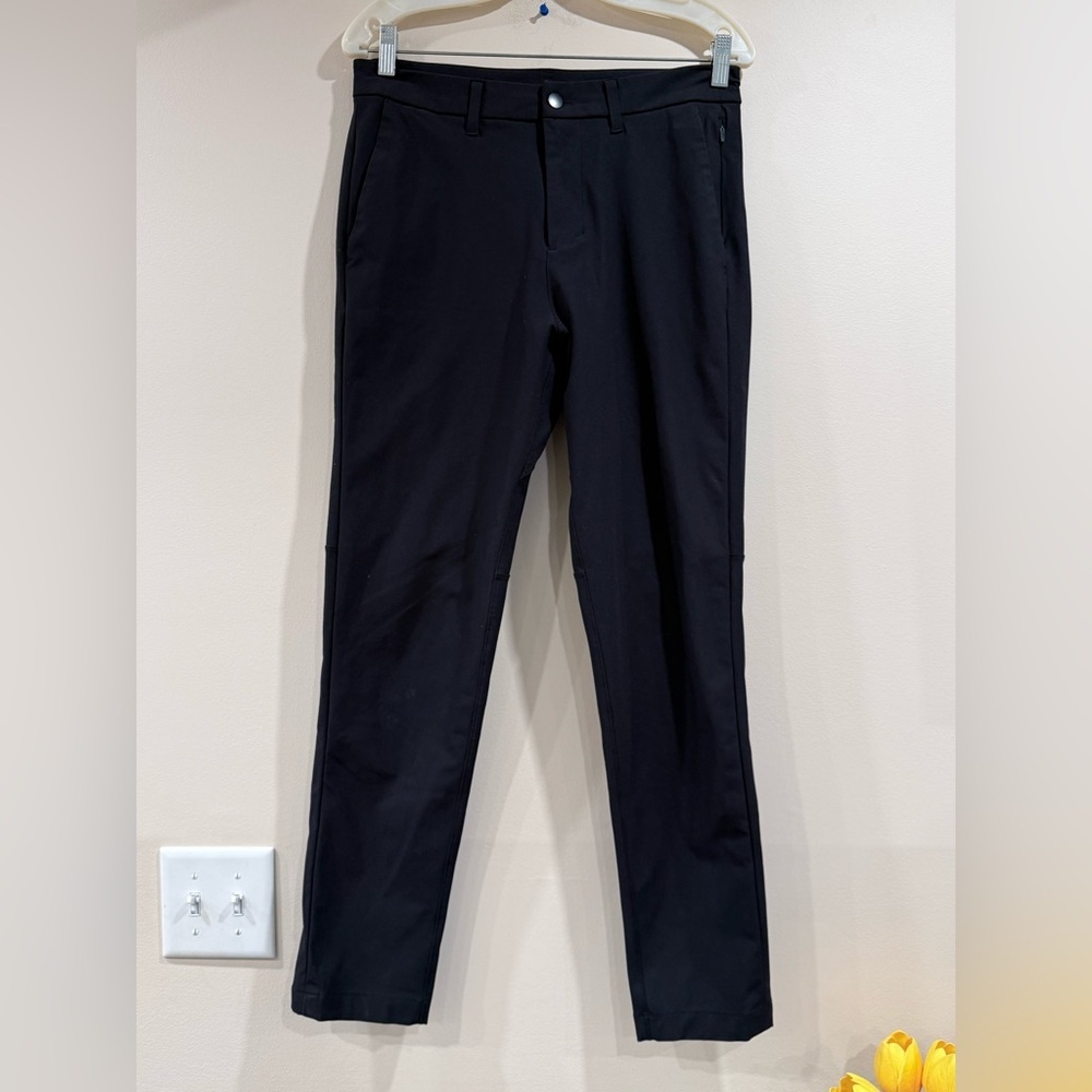lululemon athletica Men's Black Performance Stretch Pants